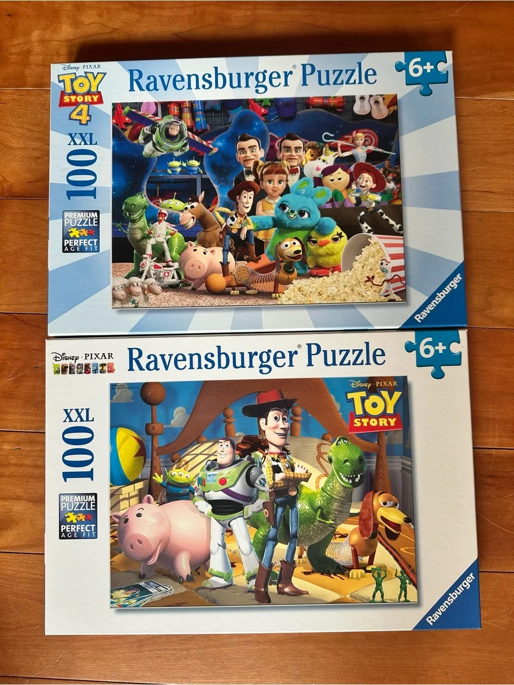 Ravensburger Toy Story Duo 100-Piece XXL Puzzle Set - Blue & White Boxes